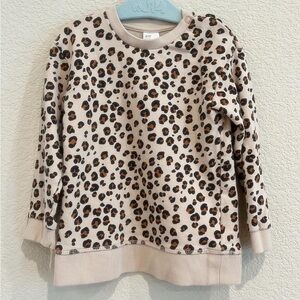H&M leopard sweatshirt 1.5-2 years
